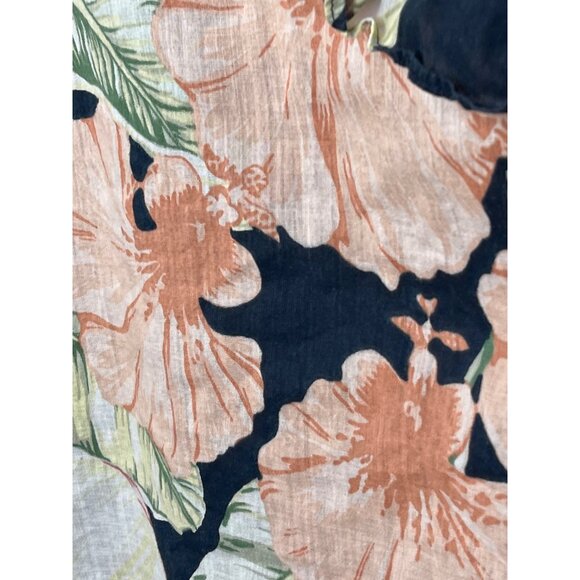 Ann Taylor Petites XXSP One Shoulder Floral Top Blouse Summer Casual - Picture 12 of 12